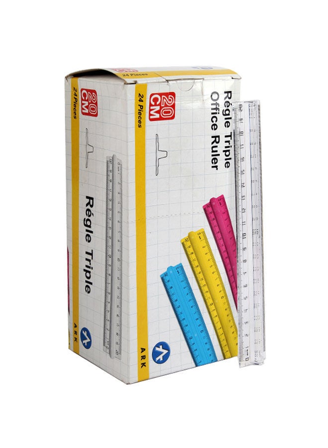 ARK Transparent plastic ruler 20 Cm Ark - Image 1