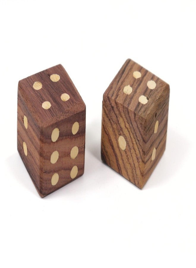 Pyengora Square Cube Dices Thayakkattai, 2 no's, Dayakattai Chausar Pachikalu for Playing Board Games - Image 1