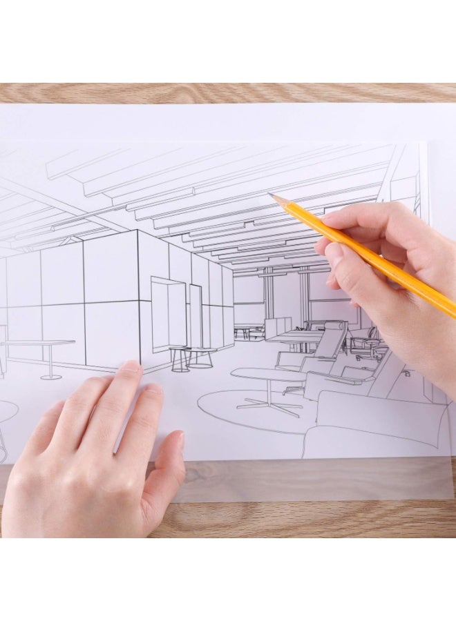 BB Bachmore Bachmore 9â€x12â€ Artistâ€™s Tracing Paper Pad, 75 Sheets â€“ Translucent Tracing Paper for Pencil, Marker and Ink - Trace Images, Sketch, Preliminary Drawing, Overlays 32 LB / 50 GSM - Image 4