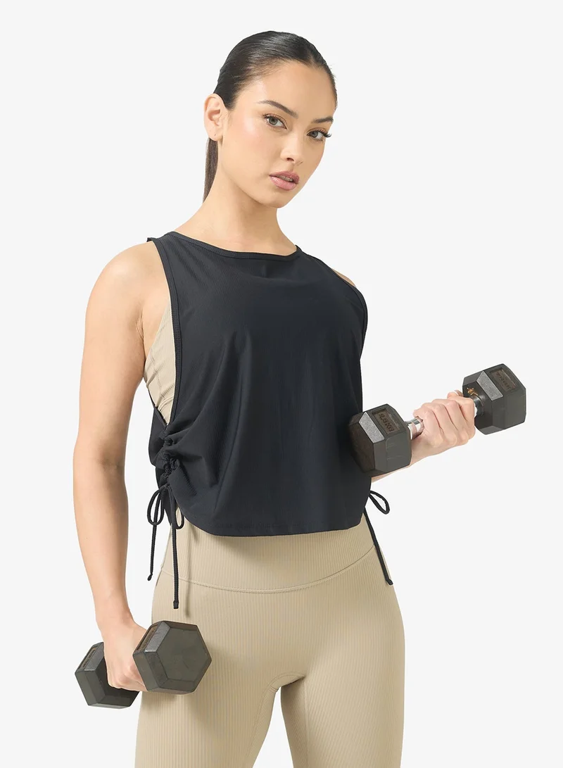 FRWD Relaxed Fit Ruched Tank