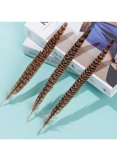 obmwang obmwang 27Pcs 25-30cm Natural Pheasant Feathers for DIY Craft Wedding Home Party Decorations  - Image 4