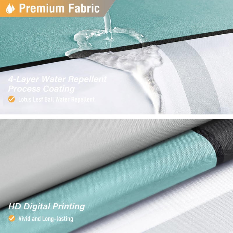 BTTN التيل النسيج الستار دش الدش الحديثة الستارة القماش المحايدة محايدة الستار مع الخطاف مرجحة ماء طارد أبيض أسود رمادي الستار دش دش للحمام 72x72 - Image 3