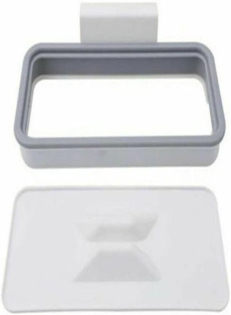 GGOOT Hanging Trash Bag Holder with Lid Food bin Cupboard Hanging Trash Garbage Bag Over Cabinet Garbage Bag Rack Plastic Waste Bag Holder for Kitchen - Image 4