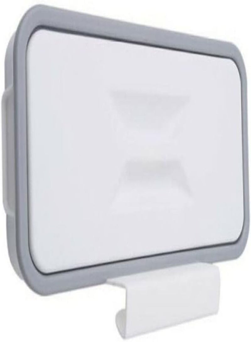 GGOOT Hanging Trash Bag Holder with Lid Food bin Cupboard Hanging Trash Garbage Bag Over Cabinet Garbage Bag Rack Plastic Waste Bag Holder for Kitchen - Image 3