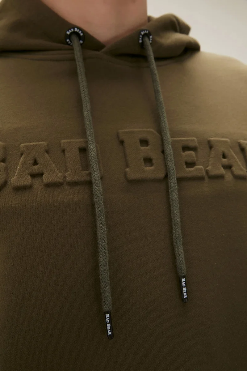 باد بير Pucker Bear Men's Brown Hooded Sweatshirt