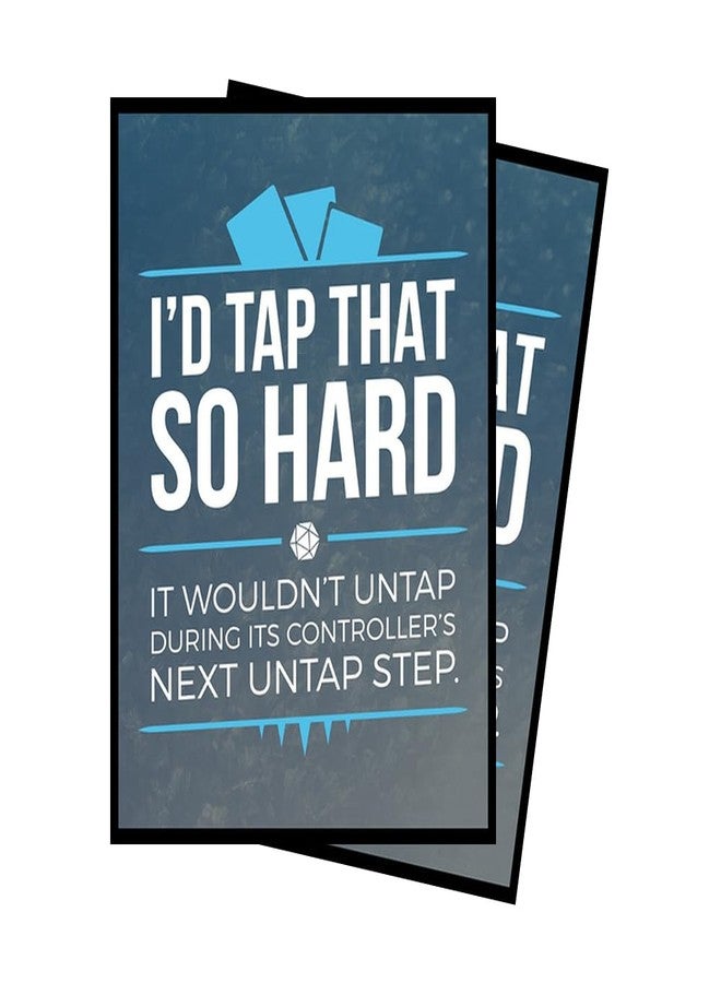 Paramint I'd Tap That So Hard MTG Card Sleeves (Smooth) - 104 Count Standard Size TCG Sleeves - Compatible with Magic The Gathering - Double Sleeving - Original Art Design, Premium Protection - Image 1