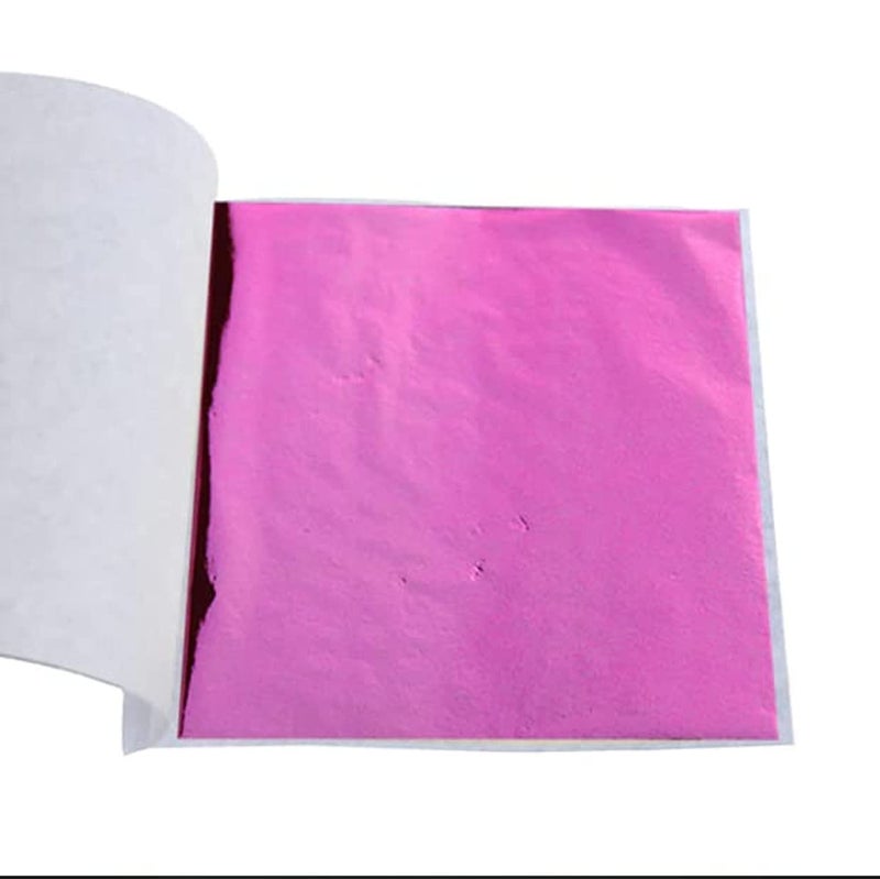 Smart Gold Color Paper 50 Sheets 10x10 Thin Metallic Paper for Art, Drawing, Painting and Embossing (PINK)