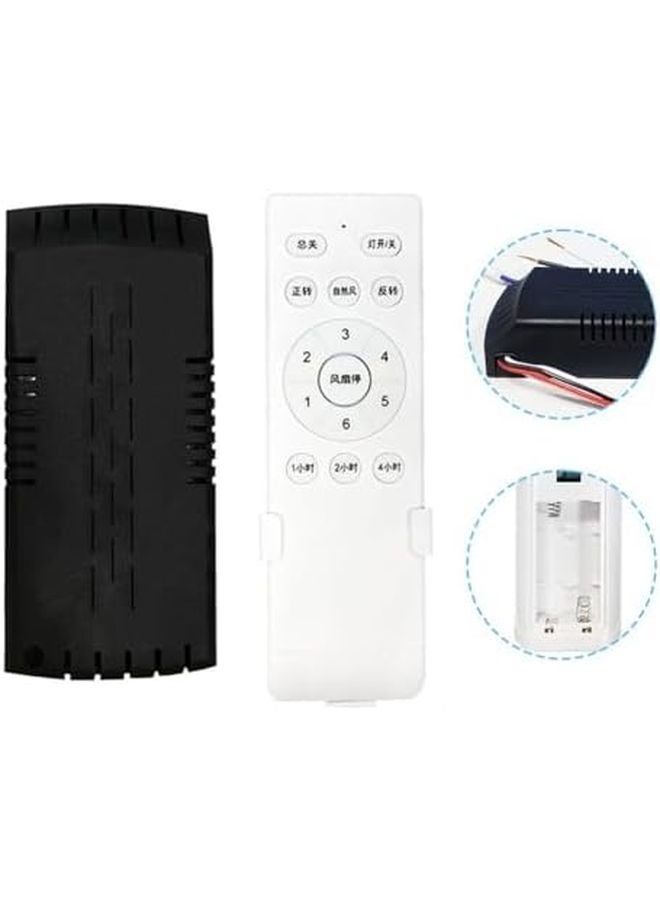 Ceiling Fan Remote Control Kit Chinese Version Wide Voltage 90 265V PC Material 30M Range - Image 5