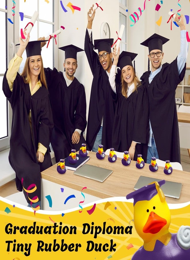 Sratte بطاطين تخرج مطاطية بنفسجية 24 قطعة 2025 تخرج دمى سيليكون بالجملة هدايا صغيرة لحفلات التخرج لمدرسين - Image 5