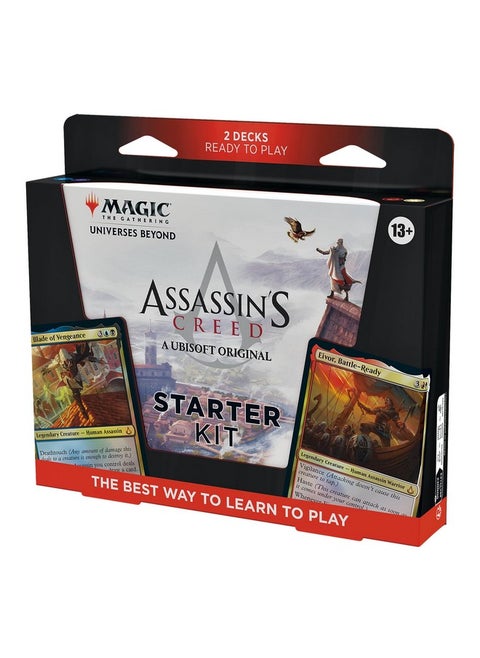 Magic: The Gathering - Assassin’s Creed Starter Kit | Learn to Play Magic with 2 Assassin’s Creed-Themed Decks | 2 Player Collectible Card Game for Ages 13+