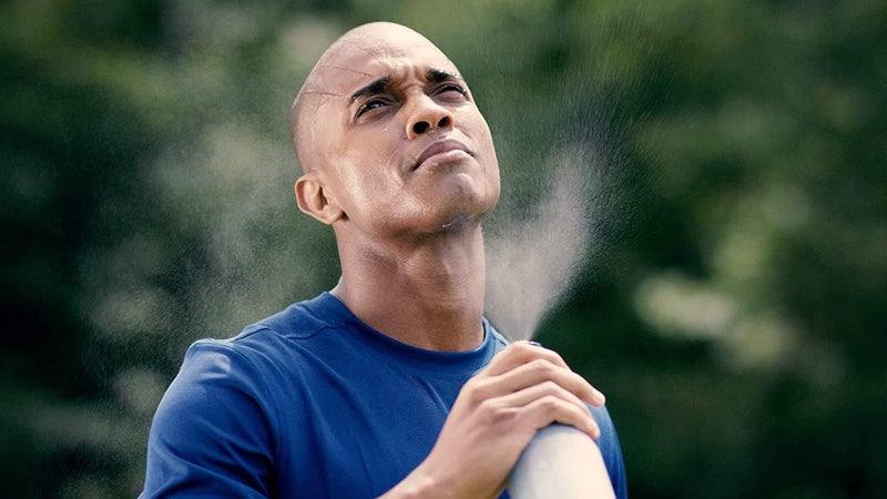 O2COOL Mist 'N Sip Misting Water Bottle 2-in-1 Mist And Sip Function With No Leak Pull Top Spout Reusable Sports Water Bottle - 20 oz (Crackle Green) - Image 4