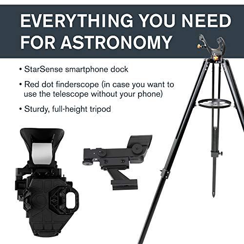 Celestron StarSense Explorer LT 114AZ App-Enabled Telescope – 114mm Newtonian Reflector with Smartphone Dock & StarSense App – iPhone & Android Compatible – Easy-to-Use for Beginners - Image 2