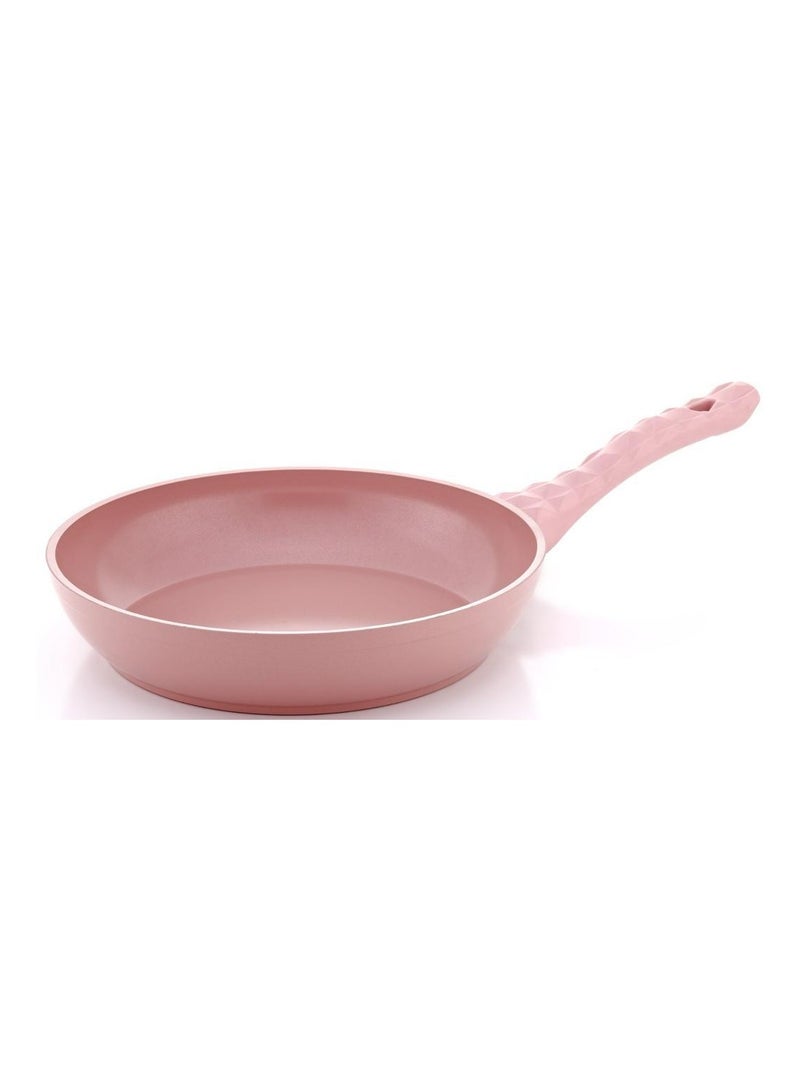 Homemaker Hella Ceramic Non-Stick Surface Frypan - 28cm - PFOA Free - Pink