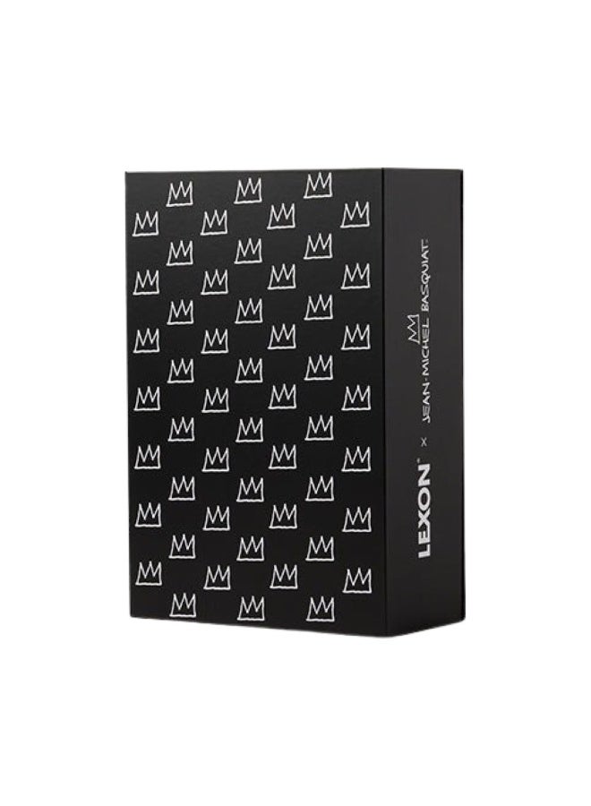 LEXON Gift Set X Jean-Michel Basquiat Crown (Mino+ Speaker, Mina M LED Lamp, Flip+ Alarm Clock, & Tykho 3 Fm Radio & Speaker) - Image 2