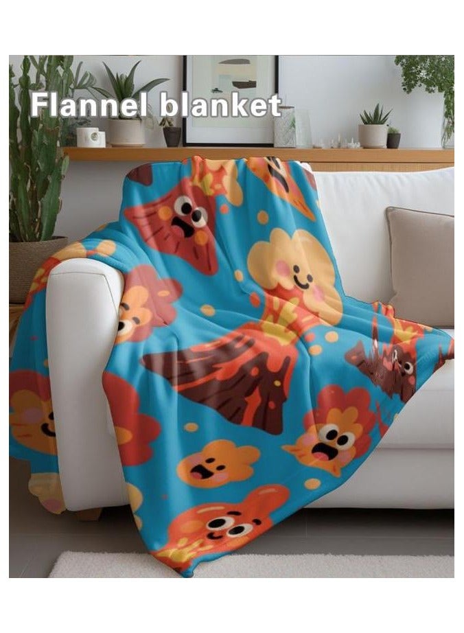 general Flannel thin blanket (warm and comfortable, suitable for sleep, gaming, dust removal and sandproof) 150cm*200cm - 656 - Image 1