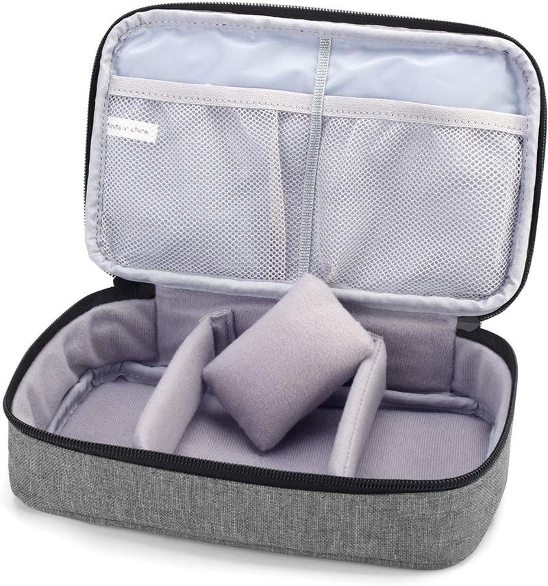 LUXJA Sewing Accessories Organizer, Double-Layer Sewing Supplies Organizer for Needles, Scissors, Measuring Tape, Thread and Other Sewing Tools (NO Accessories Included), Gray - Image 5