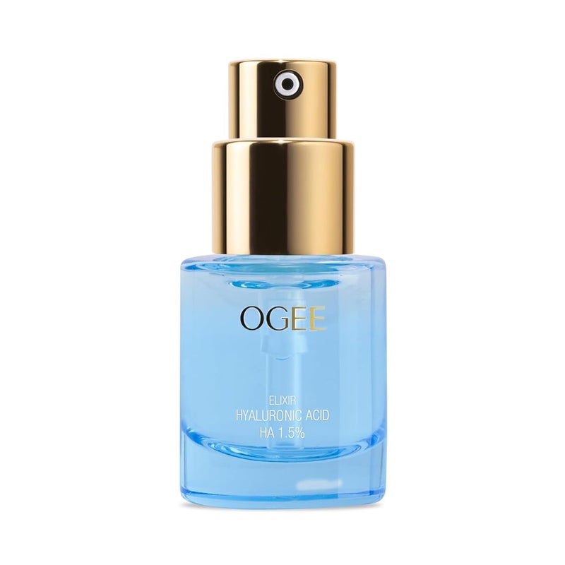 Ogee Hyaluronic Acid HA 15 Elixir  Hyaluronic Acid Serum for Face  Plumping  Hydrating Serum for Fine Lines and Wrinkles  70 Organic Ingredients  Made in USA