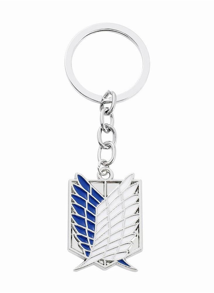Generic - 4 Attack On Titan Key Chain Pendant Keyring Kawaii Badge Keychains - Image 1