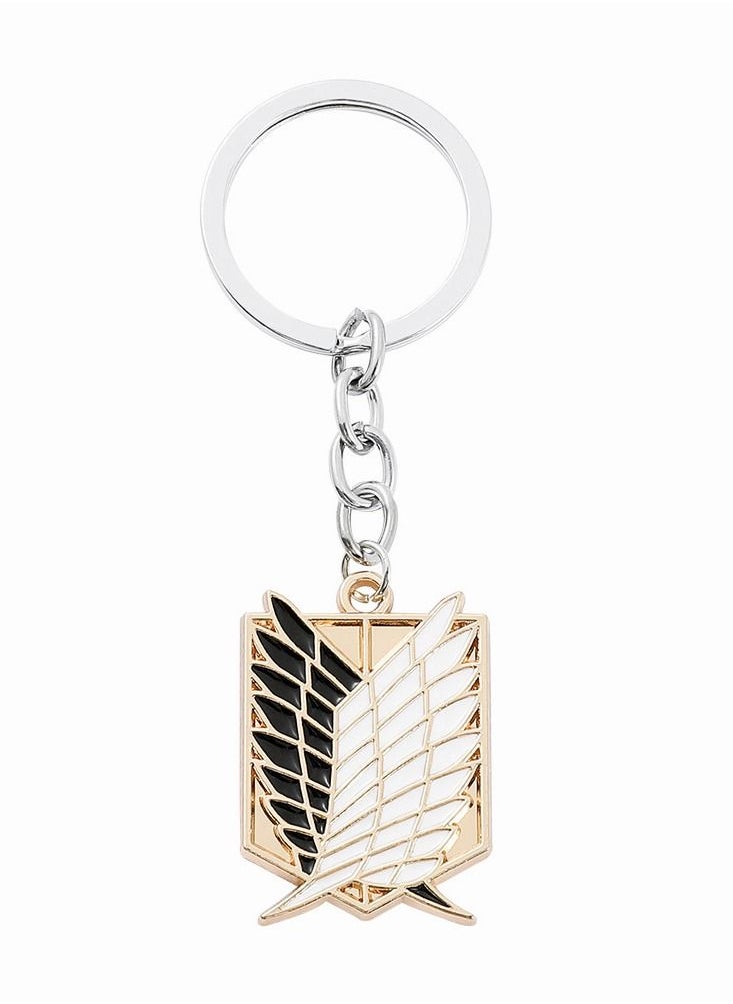 Generic - 4 Attack On Titan Key Chain Pendant Keyring Kawaii Badge Keychains - Image 1