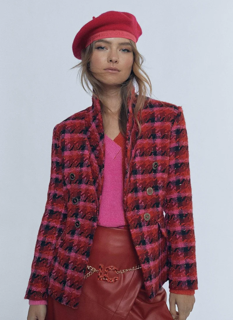 Lola Casademunt Fitted tweed blazer