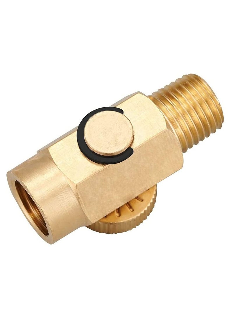 Brass Air Flow Regulator Valve 1/4 NPT Male to Female Fitting for Compressor Control  - Image 5