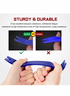KASTWAVE 5PCS Pry Off Removal Tool Car Blue Set, Fastener Removal Tool Car Tool - Easy to Remove Car Stereo, Door Panel, Fastener, Mold, Dashboard  - Image 2