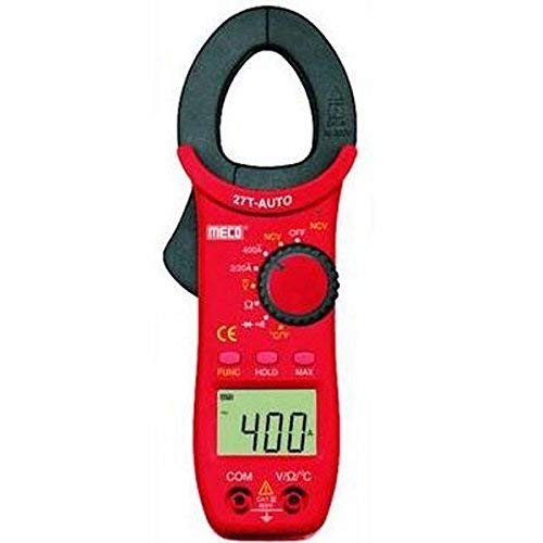 MECO ELEVERDE MECO Mc_27T Auto 400A AC Auto Ranging 3½ Digit 2000 Counts Temp Digital Clampmeter,Red - Image 4