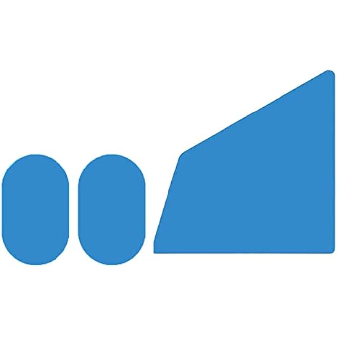 ريحني مرآة خلفية زرقاء ملصق مضاد للضباب من المطر للسيارات والشاحنات والحافلات ملحقات أساسية للسيارات - Image 2