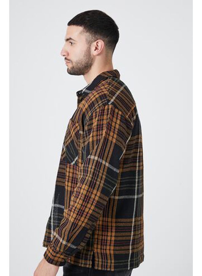 FOREVER 21 Textured Plaid Shirt  - Image 2