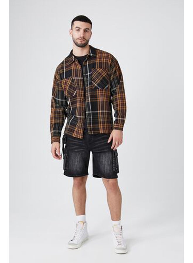 FOREVER 21 Textured Plaid Shirt  - Image 4