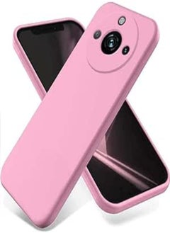 Generic Silicone Case Padded Inside with Camera Protection Compatible with Realme 11 Pro & 11 Pro Plus (Pink) 