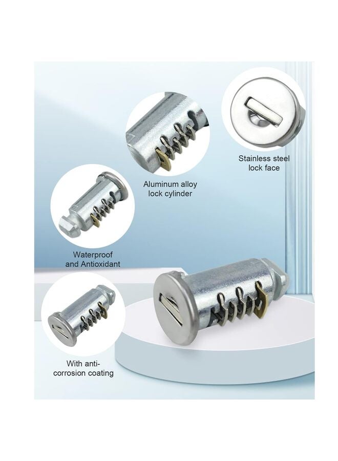 4 PCS Lock Cores, Replacement for Rack Core, Key Cylinder, Roof Cargo Lock, Roof Rack Locks, Cross Bars, Towers - Image 2