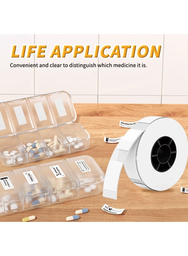 600 Sheets Of Label Tape Multi-Purpose Thermal Label, Waterproof Label Paper, Square, Bluetooth Printer, Self-Adhesive Thermal Paper, For Business, Home, School, Company, Compatible With All Printer - Image 4