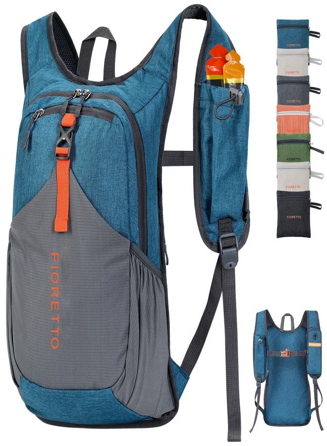 FIORETTO 15L Hiking Backpack for Women Men Mini Packable Backpack Lightweight Small Daypack for Camping Travel Outdoor, Turquoise - Image 1