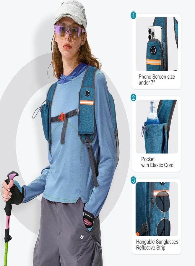 FIORETTO 15L Hiking Backpack for Women Men Mini Packable Backpack Lightweight Small Daypack for Camping Travel Outdoor, Turquoise - Image 2