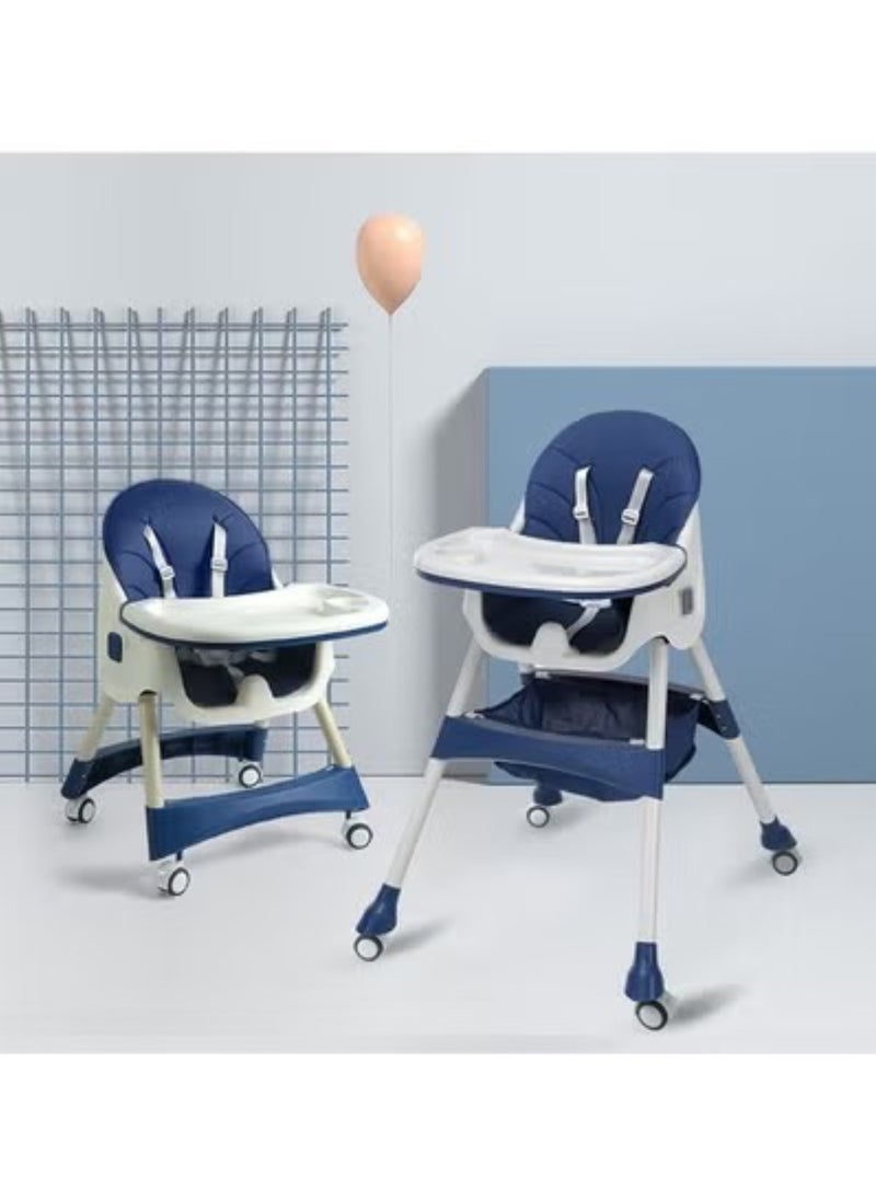 FULL JOY Adjustable Multifunctional Portable Foldable Dining Highchair With Removable Tray  - Image 3