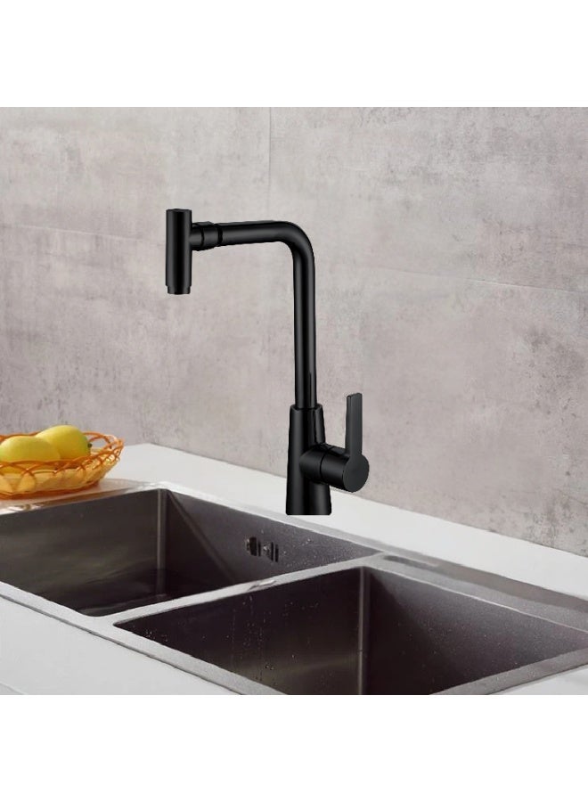 ITG Wall Mounted Stainless Steel Kitchen Faucet – Matte Black, SASO Certified, 5-Year Warranty  - Image 3