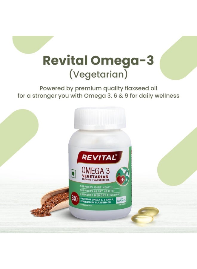 Revital Combo - Women's 60 capsules + 60s Omega Veg | pack of 2 - Image 3