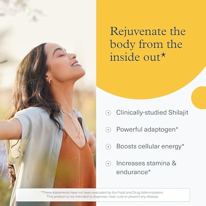 Youtheory Shilajit - PrimaVie Himalayan Shilajit Capsules - Supports Energy, Stamina & Endurance* - Gluten Free - 60 Capsules (30-Day Supply) - Image 3