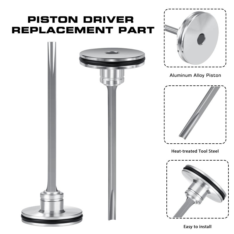 Eagleggo 877-323 Piston Driver Replacement Part for Hitachi Air Nailer Accessories, NR83 NR83A NR83A2 NR83A2(S) Framing Nailer Replaces SP 877-323 SP 885-915 885-915 Nail Gun Piston Driver - 6 Pack - Image 2