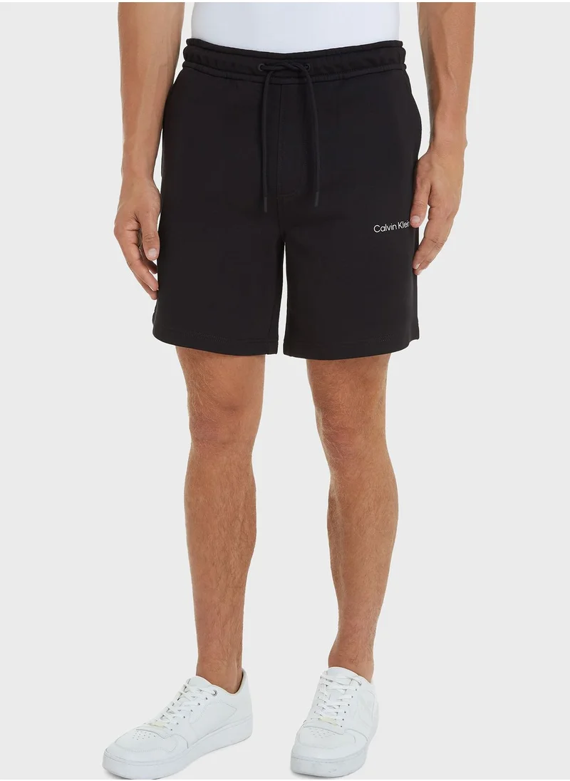 Calvin Klein Jeans Logo Drawstring Shorts