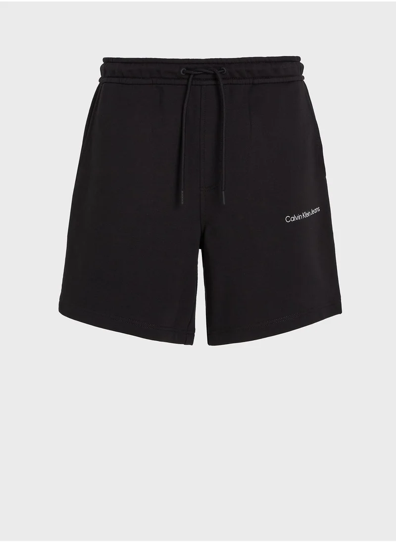 Calvin Klein Jeans Logo Drawstring Shorts
