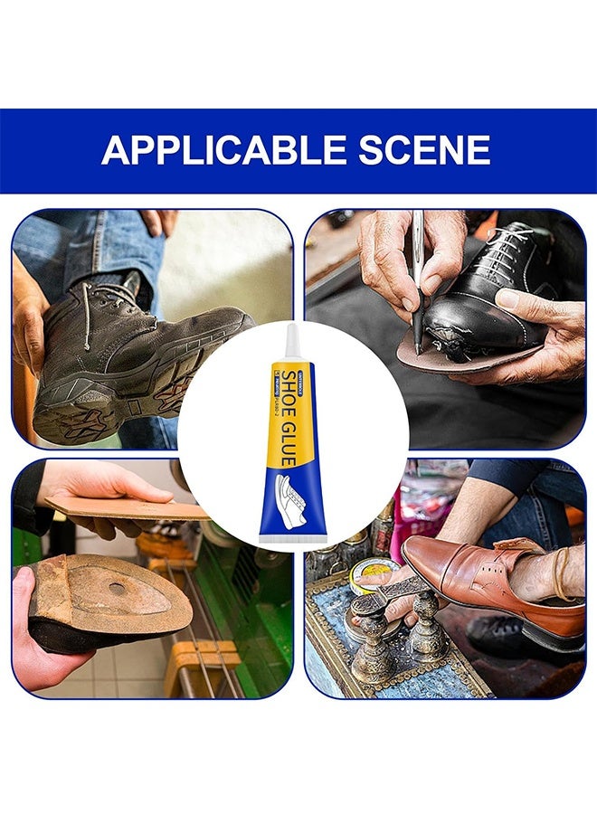 2 Pcs Shoe Glue Strong, Slow-Drying Transparent Shoe Repair Glue, Waterproof, Non-Hardening Glue for Shoes, Sole And Upper Repair Glue, Shoes Glue for Repairing Shoes, Boots, Leather(60ml*2) - Image 5
