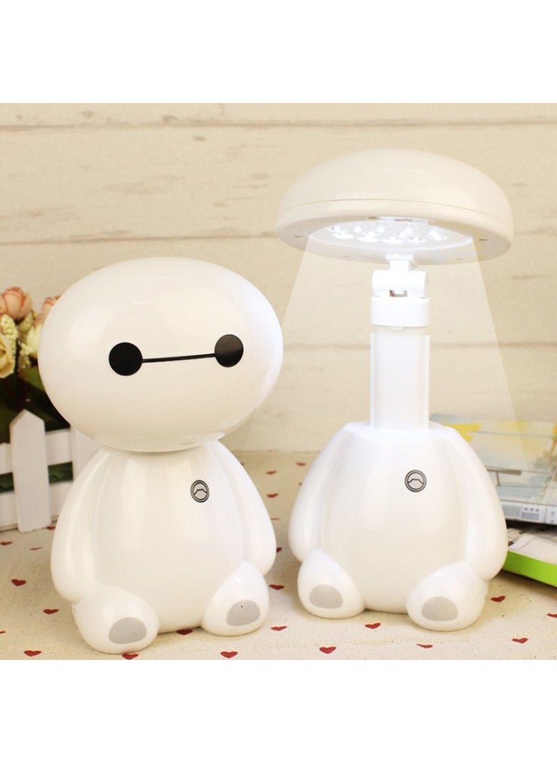 Generic Cartoon LED Desk Lamp Folding Eye-Protection Large white table lamp 