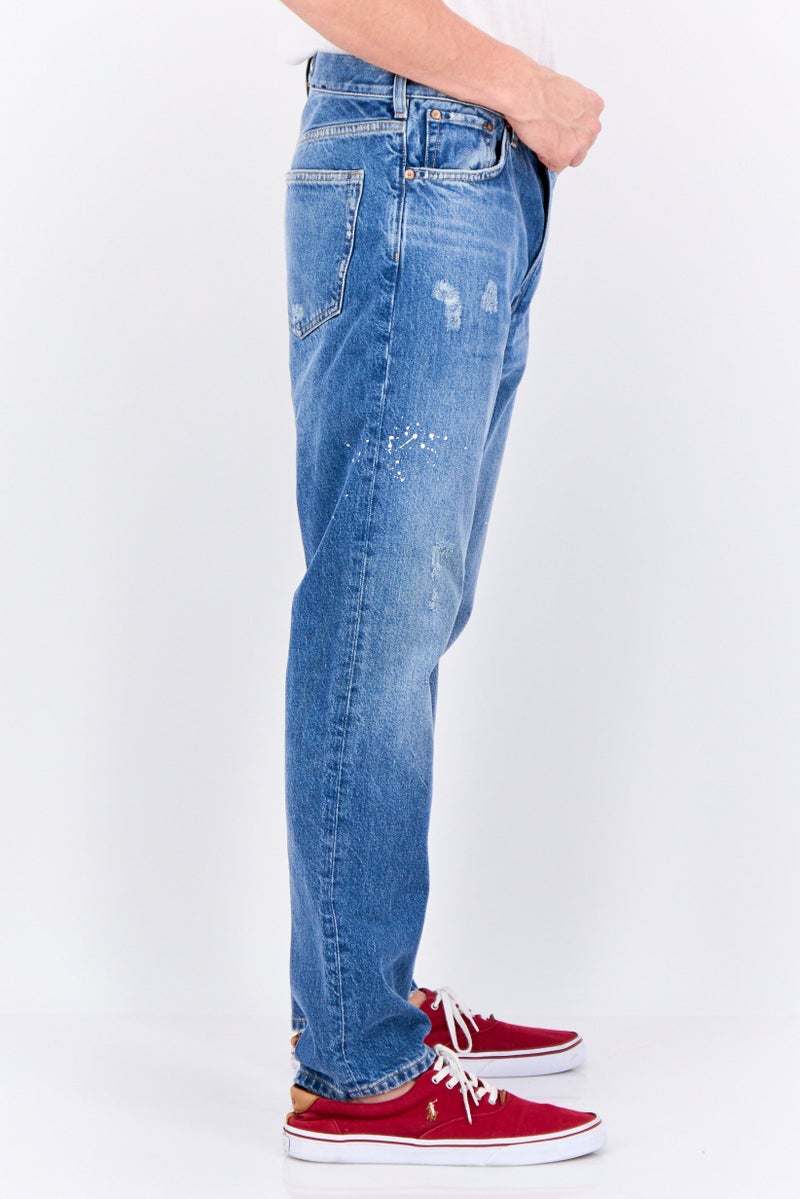 GANT Men Regular Fit Washed No Stretchable Jeans, Blue - Image 2