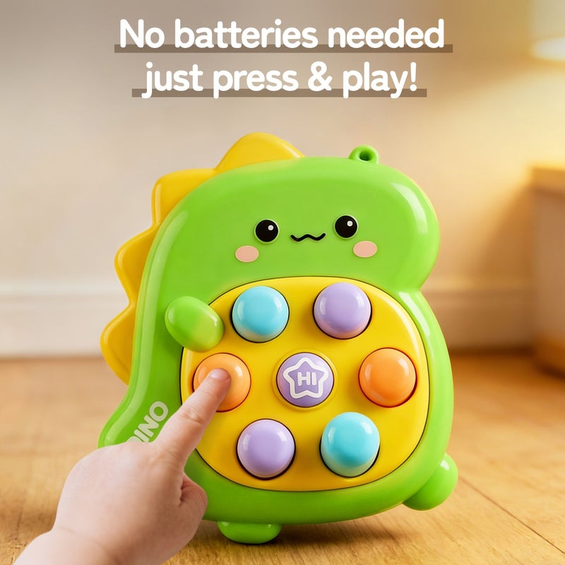 Bear Push And Pop Fidget Toy Sensory Palm Toy No Power Required Toddler Activity - Image 3