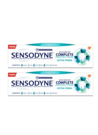 Pack Of 2 Sensodyne Total Protection Extra Fresh Toothpaste 75 ml