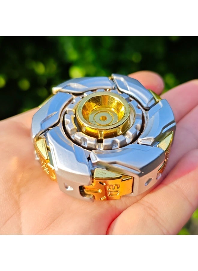AKSONZ Premium Magnetic Metal Fidget Slider – EDC Stress Relief Toy for Adults, ADHD & Anxiety Sensory Tool, Portable Haptic Gadget - Open Armor Design - Image 4