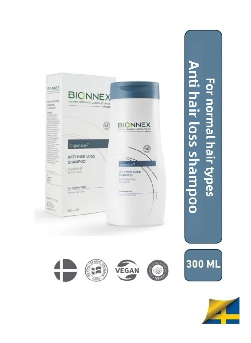 Bionnex Organica Anti-Hair Loss Shampoo for Normal Hair - 300 ml - Image 1