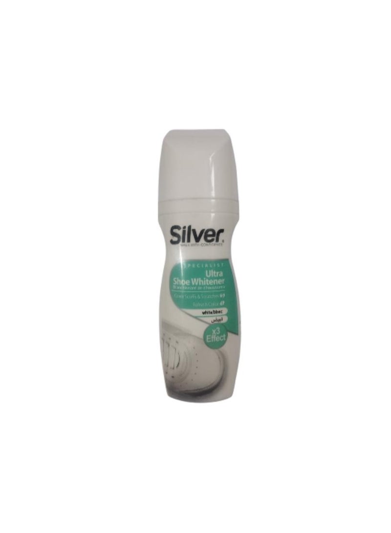Silver Sports Shoe Renovator Liquid, White ULTRA 3X EFFECT 75 ML. - Image 5